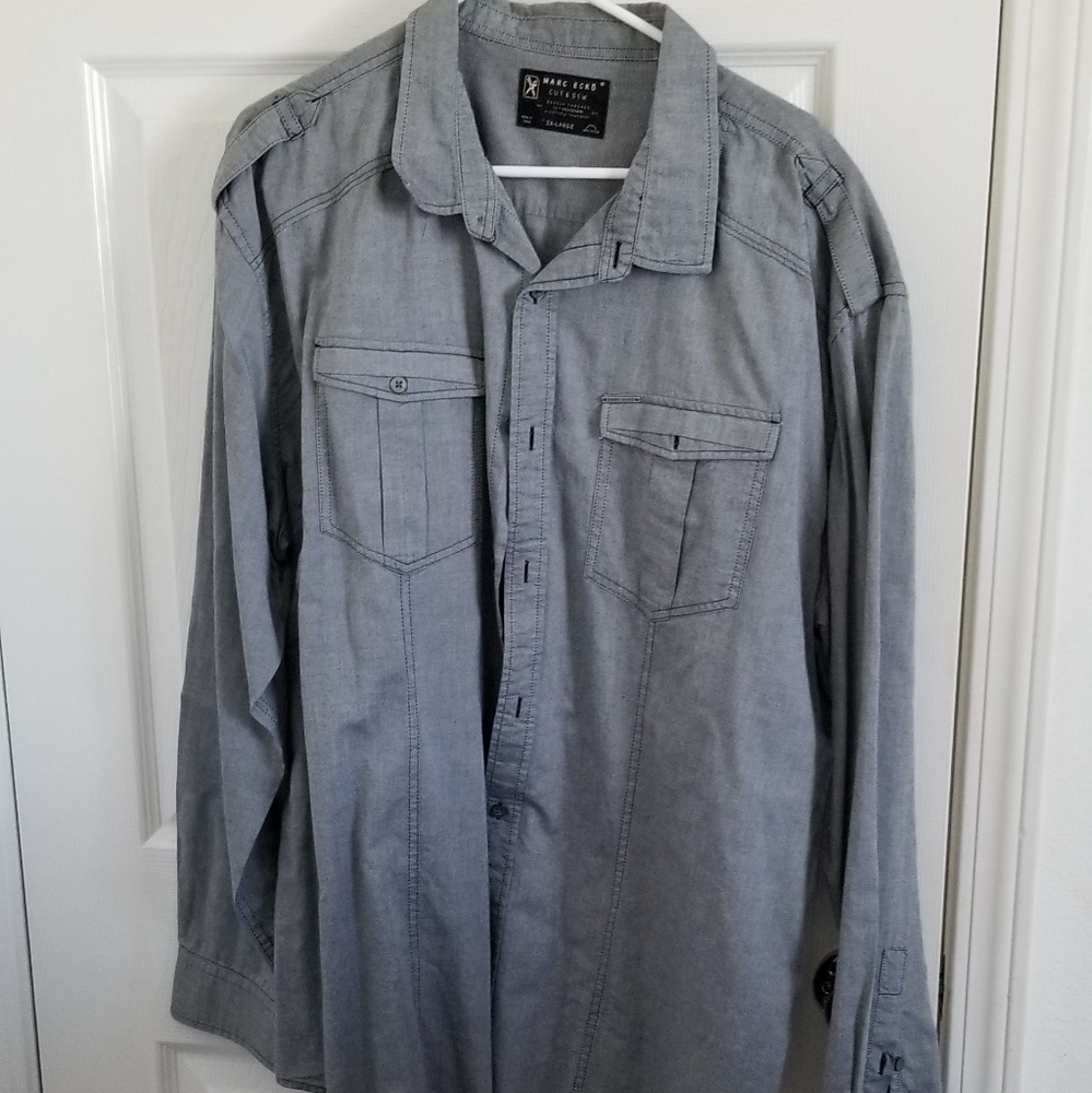 Marc Ecko Polo Charcoal Size 2XL mens